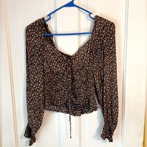 Fall cropped long sleeve